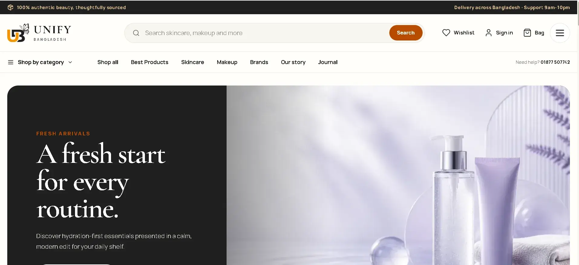 E-Commerce Store Demo website screenshot