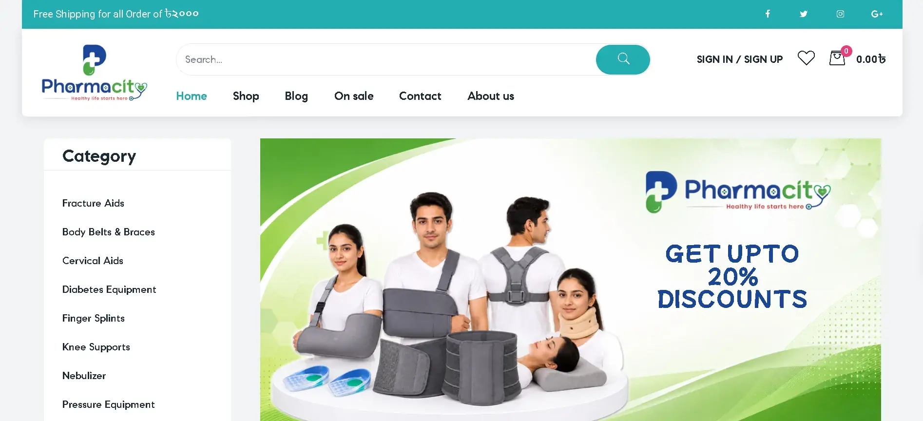Pharmacity website screenshot
