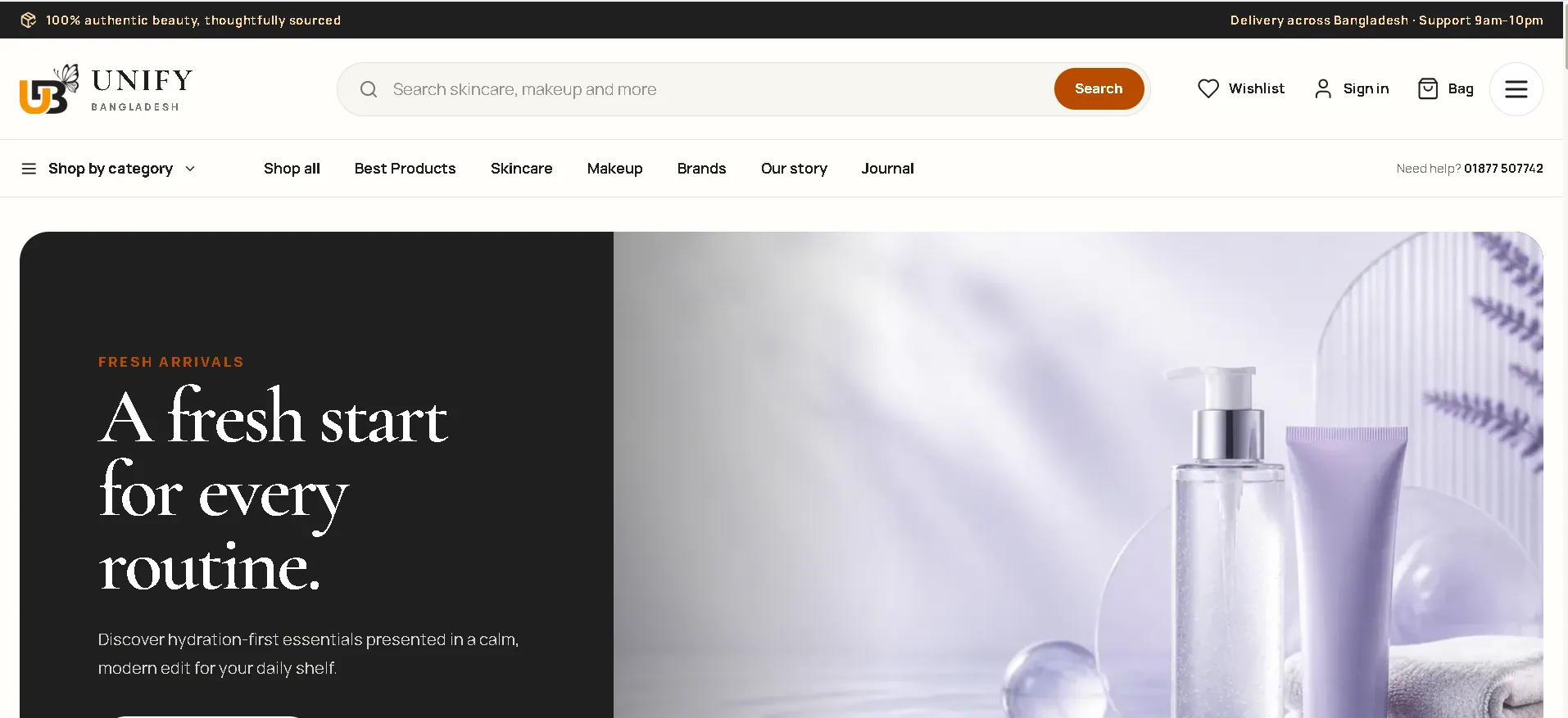 E-Commerce Store Demo website screenshot