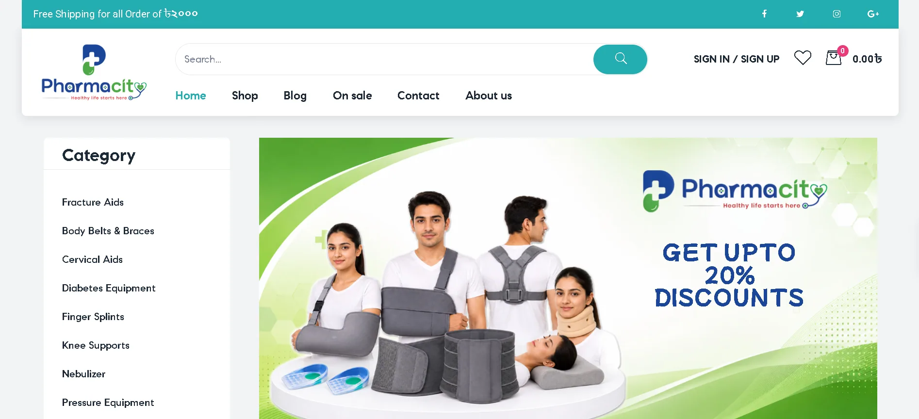Pharmacity website screenshot